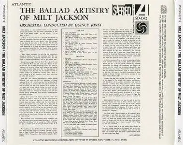 Milt Jackson - The Ballad Artistry of Milt Jackson (1959) {2012 Japan Jazz Best Collection 1000 Series WPCR-27117}