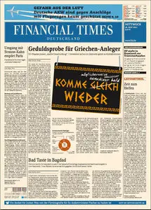 Financial Times Deutschland vom 18 Mai 2011