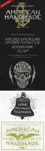 American Handmade Typeface Font