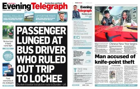 Evening Telegraph Late Edition – February 05, 2019