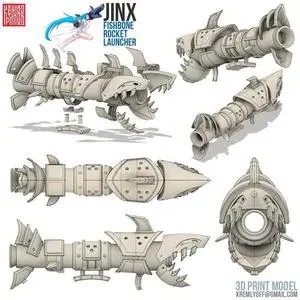 Jinx Fishbone Rocket Launcher