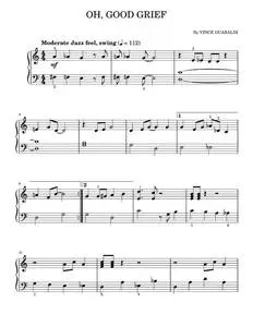 Oh, Good Grief - Lee Mendelson, Vince Guaraldi (Easy Piano)