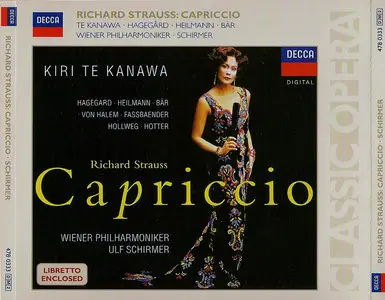 Kiri Te Kanawa, Hagegard, Wiener Philharmoniker, Ulf Schirmer - Richard Strauss: Capriccio (1996) 2CD, Reissue 2009