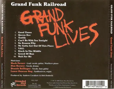 Grand Funk Railroad - Grand Funk Lives (1981) [2008, WOU 3625]