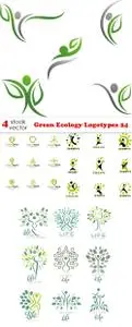 Vectors - Green Ecology Logotypes 24