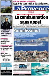 La Provence, Marseille - Vendredi 22 Mars 2013
