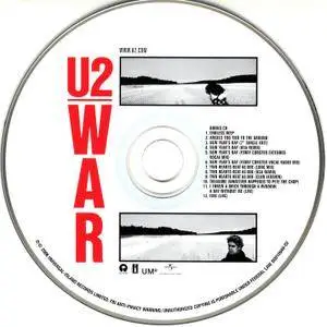 U2 ‎– War (1983) 2 CD Remastered Deluxe Edition 2008