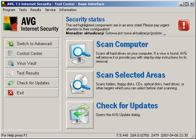 AVG Internet Security ver.7.5.448 Build 991