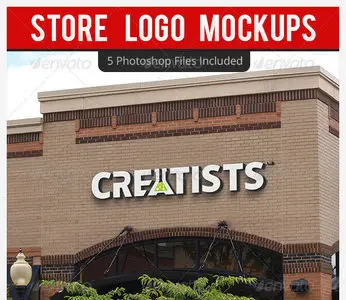 GraphicRiver - Store Logo Mockups