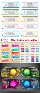 Vectors - Shiny Option Infographics 9