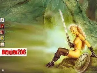 Warrior women Logon Screen