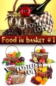 Food in the baskets #1 - Stock Photo