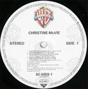 Christine McVie - Christine McVie (Warner 925 059-1) (EU 1984) (Vinyl 24-96 & 16-44.1)