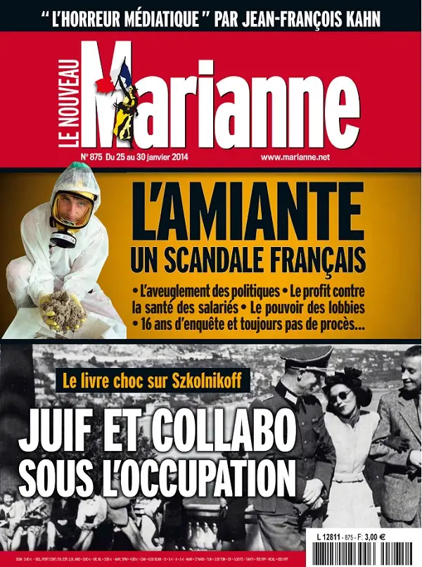 Marianne No.875 - 25 au 30 Janvier 2014