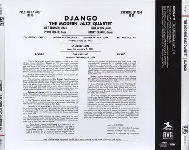 The Modern Jazz Quartet - Django (1955) [SHM-CD Remastered 2008] {REPOST}