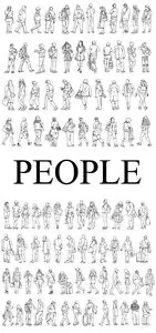 People Silhouettes Vector