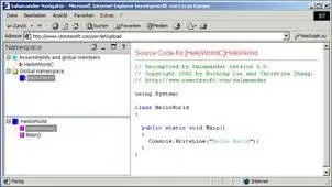 Salamander Net Decompiler Explorer ver. 1.0.6