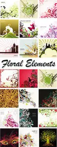 Floral Elements Vector 