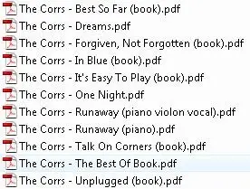 The Corrs Sheet Music For Piano, Guitare, Lyrics