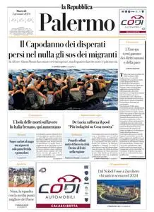 la Repubblica Palermo - 2 Gennaio 2024