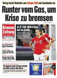 Kronen Zeitung - 22 Juli 2022