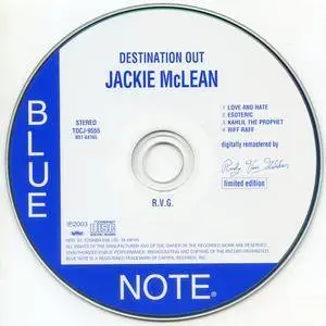 Jackie McLean - Destination... Out! (1963) {Blue Note Japan RVG Cardboard Sleeve TOCJ-9555 rel 2003}