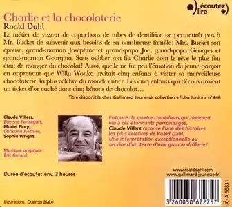 Roald Dahl, "Charlie et la chocolaterie" (repost)