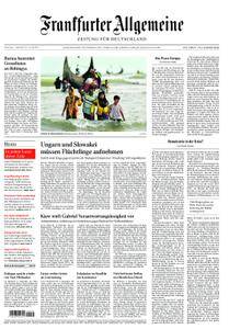 Frankfurter Allgemeine Zeitung F.A.Z. mit Rhein-Main Zeitung - 07. September 2017