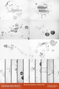 Photo Stock - Watercolor Splashes