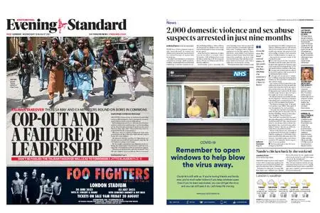 London Evening Standard – August 18, 2021