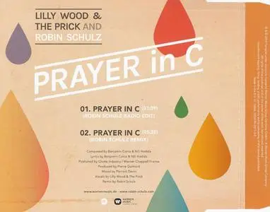 Lilly Wood & The Prick and Robin Schulz- Prayer In C (Europe CD single) (2014) {Tonspiel/Warner Music Central Europe}