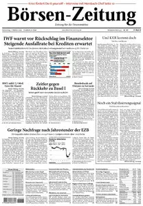 Boersenzeitung vom 1. Oktober 2009