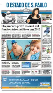 Jornal O Estado de São Paulo - 9 de setembro de 2012 - Domingo