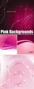 Pink Backgrounds Vector