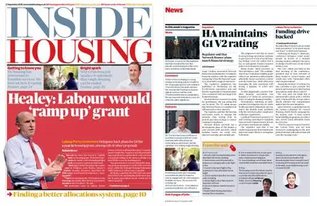 Inside Housing – September 27, 2019