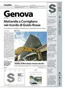 la Repubblica Genova - 23 Gennaio 2019