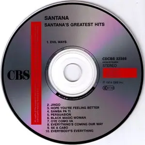 Santana - Santana's Greatest Hits (1974)