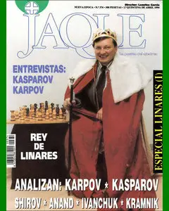 JAQUE • La pasion del Ajedrez • Numero 374 • Abril 1994 (Spanish)