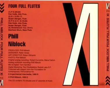 Phill Niblock - Four Full Flutes (1990)