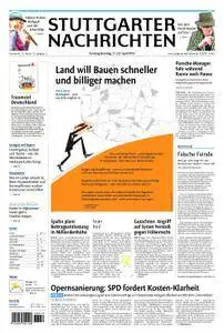 Stuttgarter Nachrichten Stadtausgabe (Lokalteil Stuttgart Innenstadt) - 21. April 2018