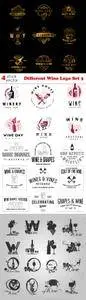 Vectors - Different Wine Logo Set 3