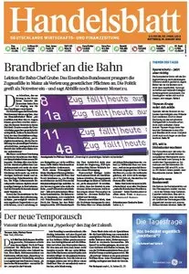 Handelsblatt vom 14 August 2013