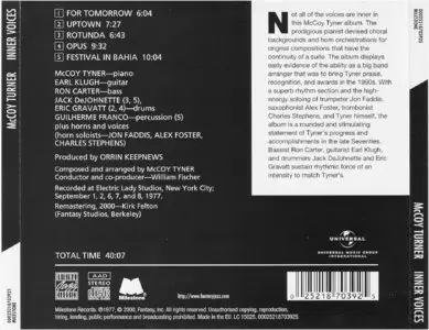 McCoy Tyner - Inner Voices (1977) [Remastered 2000]