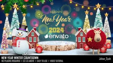 New Year Winter Countdown 49781196