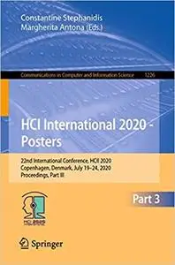 HCI International 2020 - Posters: 22nd International Conference, HCII 2020, Proceedings, Part III