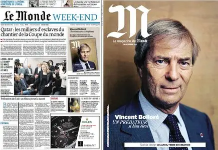 Le Monde du Samedi, 19. Octobre 2013