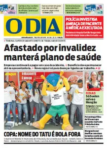 Jornal O Dia - 18 de setembro de 2012 - Terça