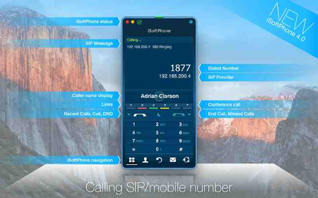 iSoftPhone Professional 4.1.3 Mac OS X
