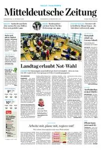 Mitteldeutsche Zeitung Saalekurier Halle/Saalekreis – 15. Oktober 2020