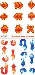 Vectors - Various Fire Arrows